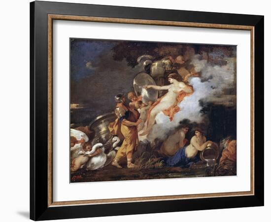 Venus and Aeneas, 17th Century-Sébastien Bourdon-Framed Giclee Print