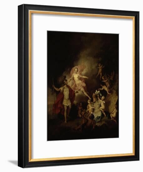 Venus and Aeneas-Christian W.e. Dietrich-Framed Giclee Print