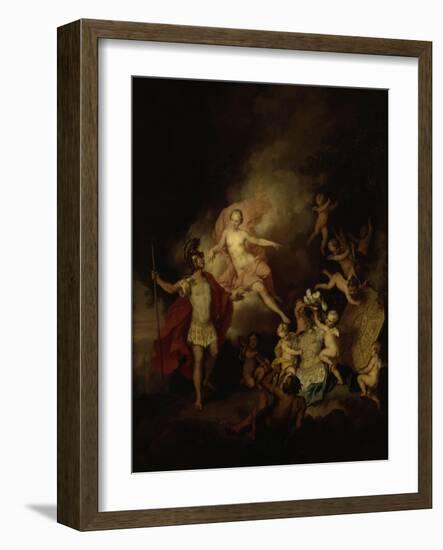 Venus and Aeneas-Christian W.e. Dietrich-Framed Giclee Print