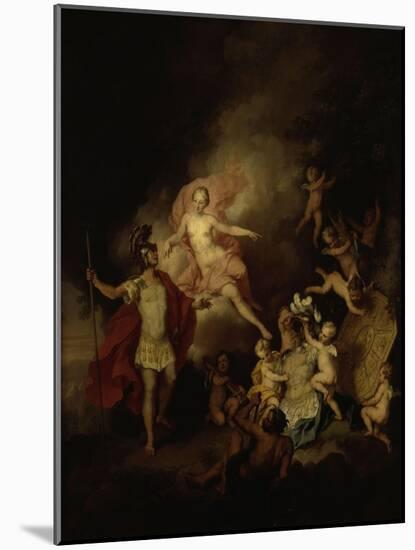 Venus and Aeneas-Christian W.e. Dietrich-Mounted Premium Giclee Print