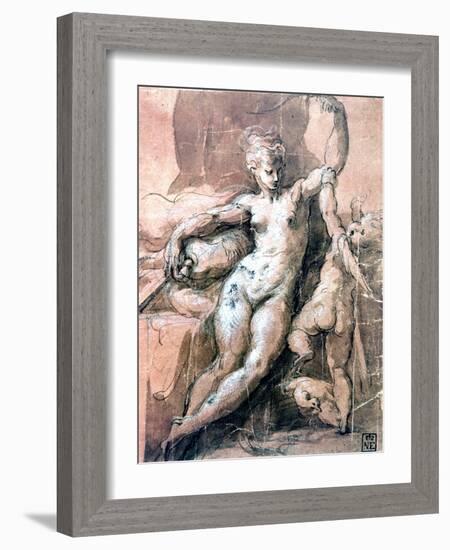 Venus and Child, C1513-1540-Parmigianino-Framed Giclee Print