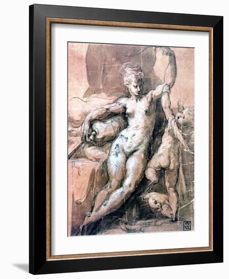 Venus and Child, C1513-1540-Parmigianino-Framed Giclee Print