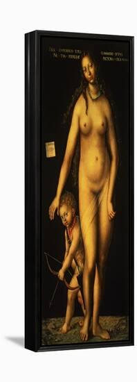 Venus and Cupid, 1509-Lucas Cranach the Elder-Framed Premier Image Canvas