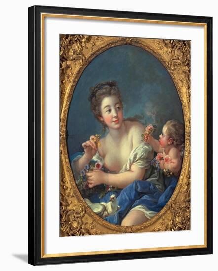 Venus and Cupid, 1769-Francois Boucher-Framed Giclee Print