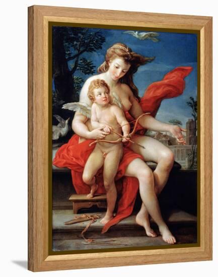 Venus and Cupid, 1785-Pompeo Batoni-Framed Premier Image Canvas