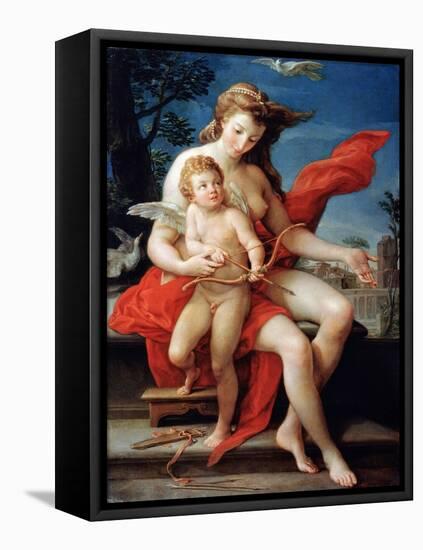 Venus and Cupid, 1785-Pompeo Batoni-Framed Premier Image Canvas