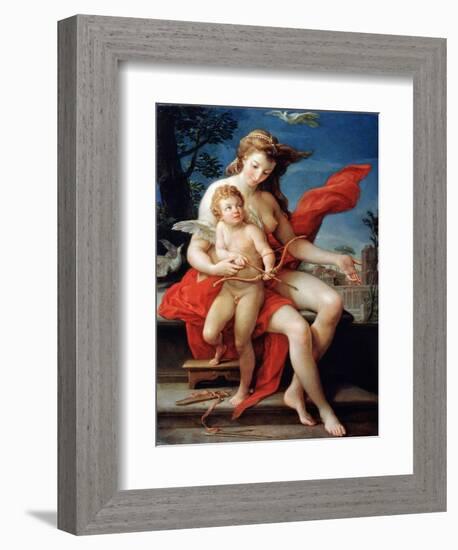 Venus and Cupid, 1785-Pompeo Batoni-Framed Giclee Print