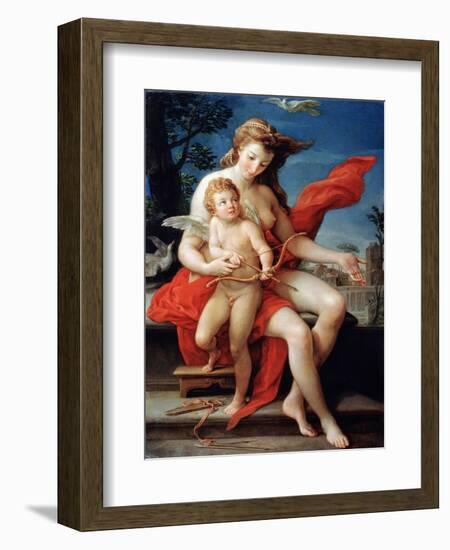 Venus and Cupid, 1785-Pompeo Batoni-Framed Giclee Print