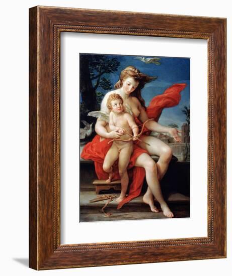 Venus and Cupid, 1785-Pompeo Batoni-Framed Giclee Print