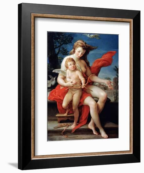 Venus and Cupid, 1785-Pompeo Batoni-Framed Giclee Print