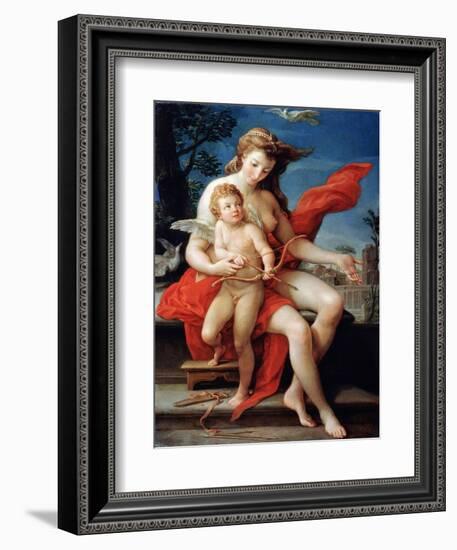 Venus and Cupid, 1785-Pompeo Batoni-Framed Giclee Print