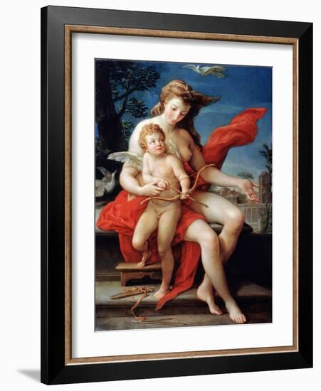 Venus and Cupid, 1785-Pompeo Batoni-Framed Giclee Print