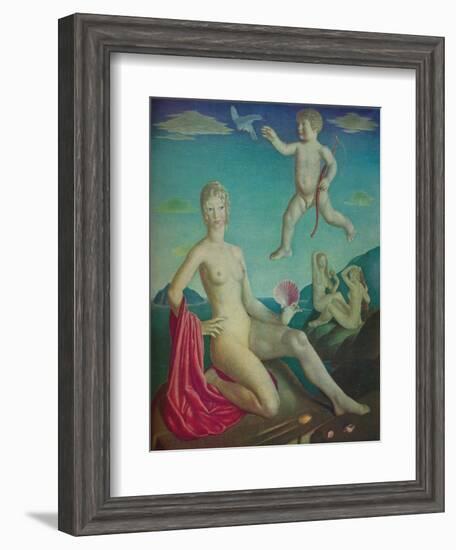 'Venus and Cupid', 1924-Collin Unwin Gill-Framed Giclee Print