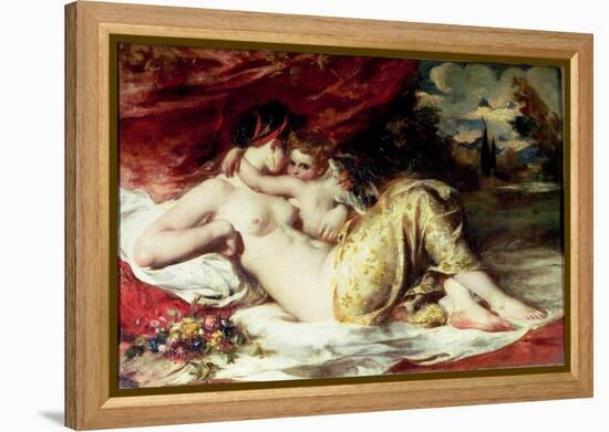 Venus and Cupid, c.1830-William Etty-Framed Premier Image Canvas