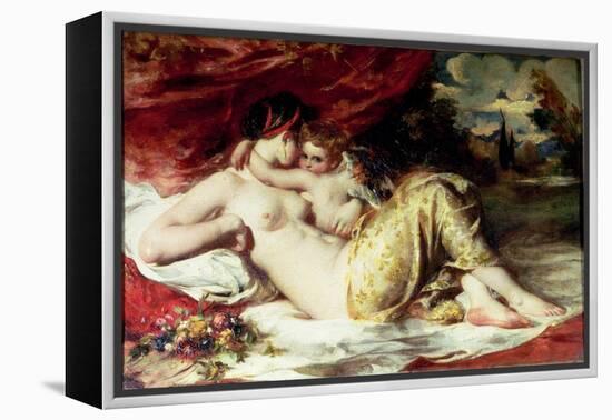 Venus and Cupid, c.1830-William Etty-Framed Premier Image Canvas