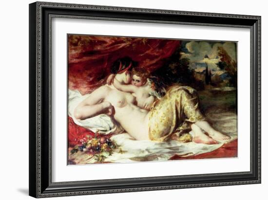 Venus and Cupid, c.1830-William Etty-Framed Giclee Print