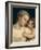 Venus and Cupid, from Venus Relaxing with Cupid and Music (Detail)-Titian (Tiziano Vecelli)-Framed Giclee Print