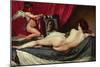 Venus and Cupid (Venus of the Mirror or Rockeby Venus)-Diego Velazquez-Mounted Giclee Print