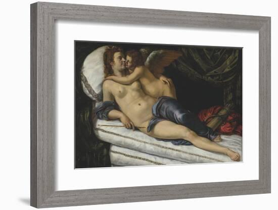 Venus and Cupid-Artemisia Gentileschi-Framed Premium Giclee Print