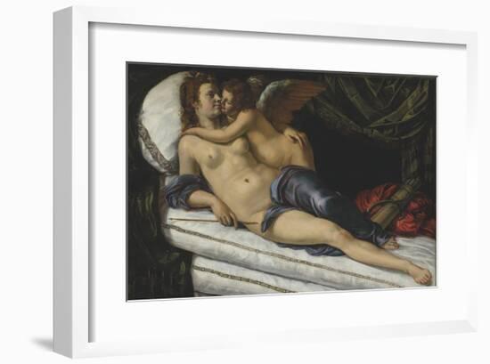 Venus and Cupid-Artemisia Gentileschi-Framed Premium Giclee Print