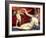 Venus and Cupid-Lorenzo Lotto-Framed Art Print