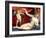 Venus and Cupid-Lorenzo Lotto-Framed Art Print