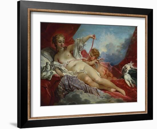 Venus and Cupid-Francois Boucher-Framed Giclee Print