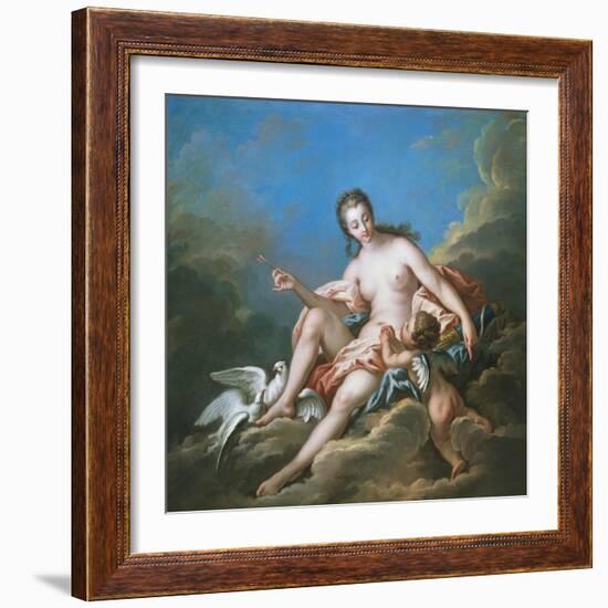 Venus and Cupid-Francois Boucher-Framed Giclee Print