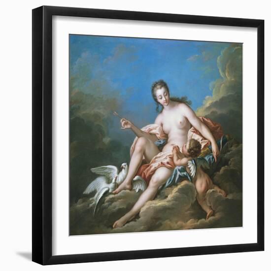 Venus and Cupid-Francois Boucher-Framed Giclee Print