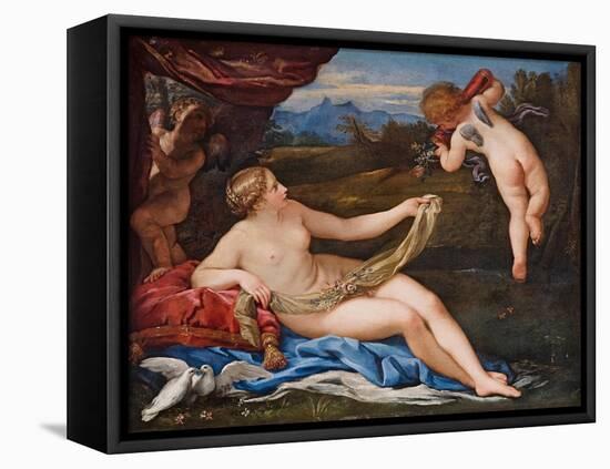 Venus and Cupid-Carlo Maratta-Framed Premier Image Canvas