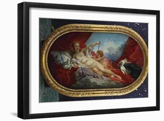 Venus and Cupid-Francois Boucher-Framed Giclee Print