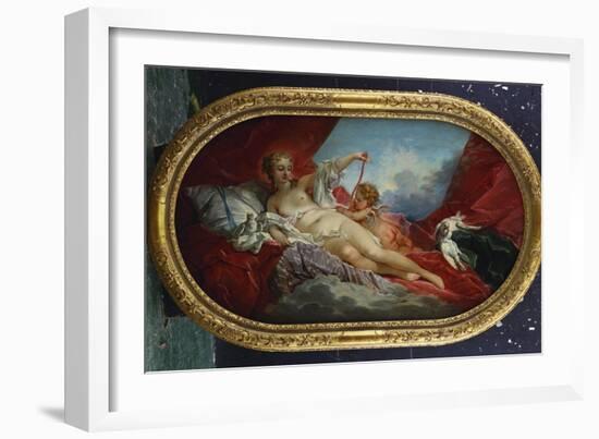 Venus and Cupid-Francois Boucher-Framed Giclee Print