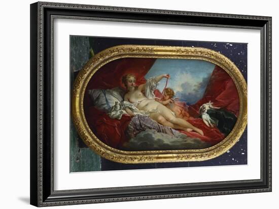 Venus and Cupid-Francois Boucher-Framed Giclee Print