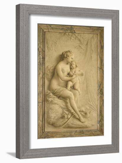 Venus and Cupid-Piat-Joseph Sauvage-Framed Giclee Print