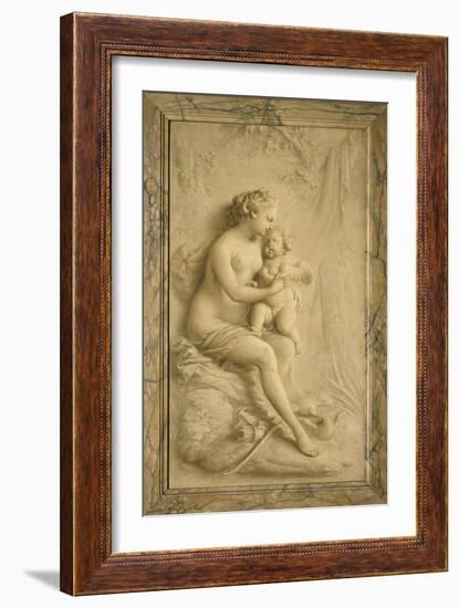 Venus and Cupid-Piat-Joseph Sauvage-Framed Giclee Print