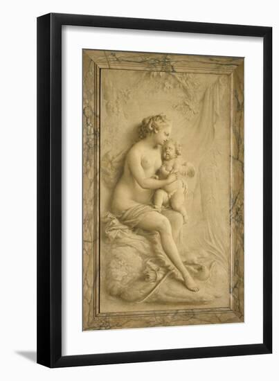 Venus and Cupid-Piat-Joseph Sauvage-Framed Giclee Print