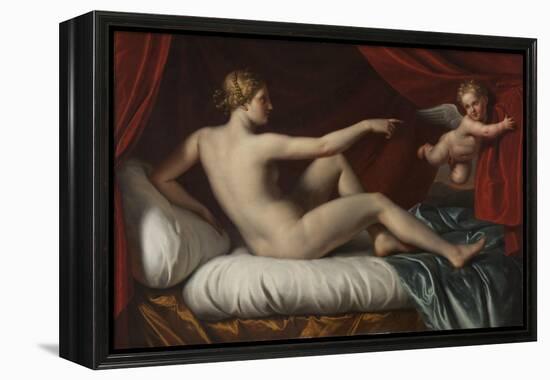 Venus and Cupid-Italian School-Framed Premier Image Canvas