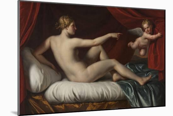 Venus and Cupid-Italian School-Mounted Giclee Print