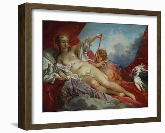 Venus and Cupid-Francois Boucher-Framed Giclee Print