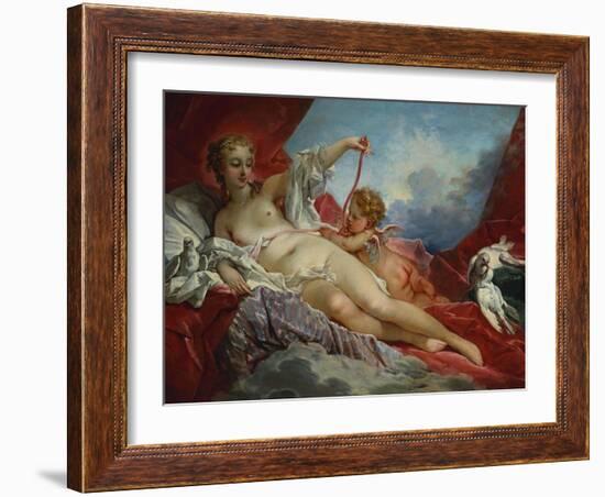 Venus and Cupid-Francois Boucher-Framed Giclee Print