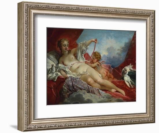 Venus and Cupid-Francois Boucher-Framed Giclee Print