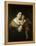 Venus and Love. 17th Century. Paris, Musée Du Louvre-Rembrandt van Rijn-Framed Premier Image Canvas