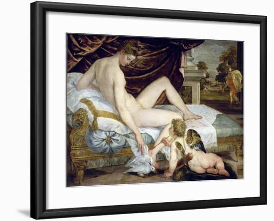 Venus and Love by Lambert Sustris-null-Framed Giclee Print