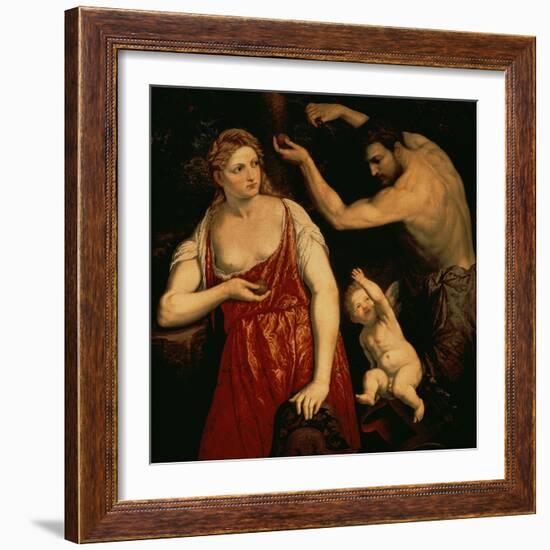 Venus and Mars, 1550S-Paris Bordone-Framed Giclee Print