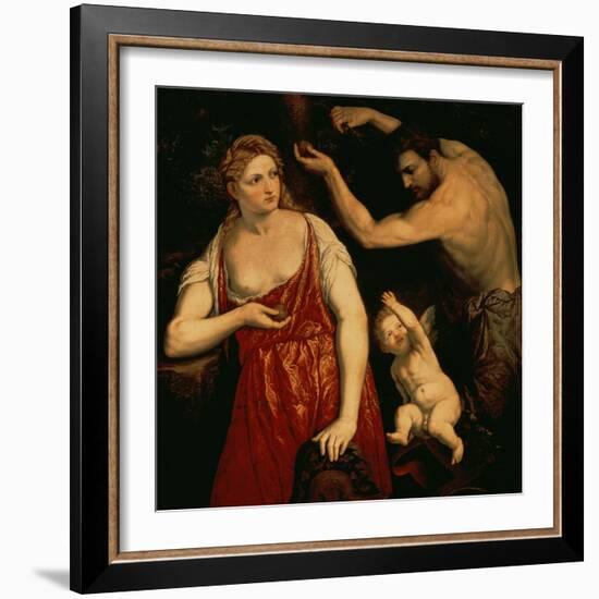 Venus and Mars, 1550S-Paris Bordone-Framed Giclee Print