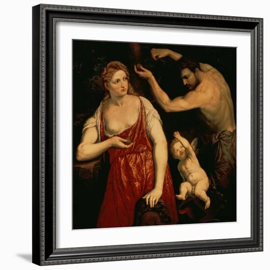 Venus and Mars, 1550S-Paris Bordone-Framed Giclee Print