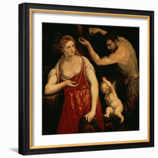 Venus and Mars, 1550S-Paris Bordone-Framed Giclee Print