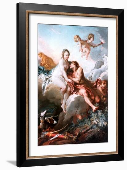 Venus and Mars, C1725-1770-François Boucher-Framed Giclee Print