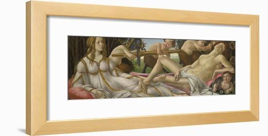 Venus and Mars, Ca 1485-Sandro Botticelli-Framed Giclee Print