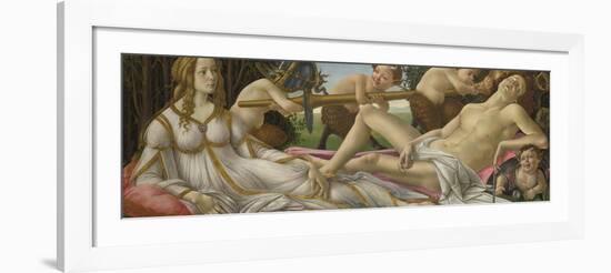 Venus and Mars, Ca 1485-Sandro Botticelli-Framed Giclee Print